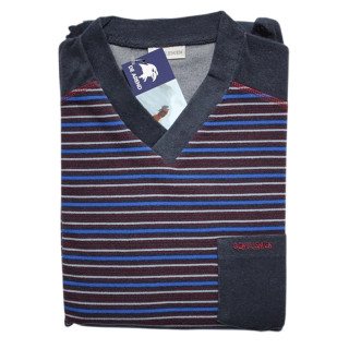 Badstof herenpyjama Gentlemen V-hals maat M (nr. 11)