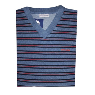 Badstof herenpyjama Gentlemen v-hals maat M nr. 3