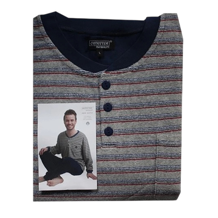 Herenpyjama badstof maat M Outfitter (nr. 4)