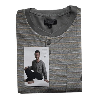 Herenpyjama badstof grijs maat M Outfitter (nr. 9)