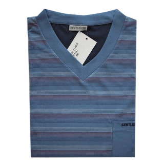 Tricot herenpyjama v-hals Gentlemen maat XXL (nr. 3)