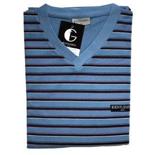 Heren pyjama met V-hals maat 5XL (nr. 1) | Pyjama's Gentlemen