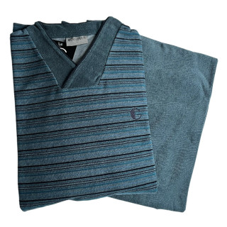 Badstof herenpyjama Gentlemen maat L (nr. 19)