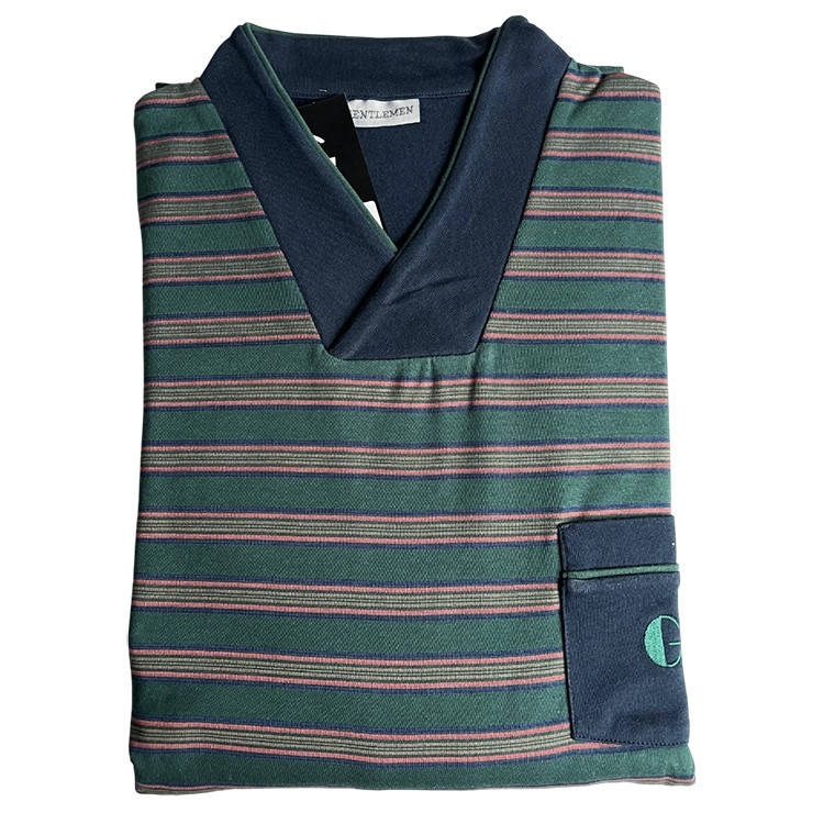 Tricot herenpyjama v-hals Gentlemen maat XL (nr. 8)