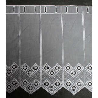 1 meter valletje nr.222 wit 45cm hoog | Valletjes gordijn