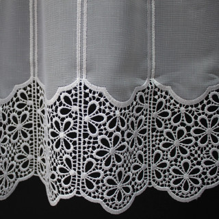 Valletje nr. 440 wit met hoogte 45cm | Valletjes gordijnen