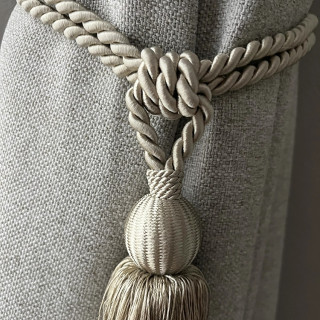 Gerster embrasse beige – sierkoord met kwast – 78 cm