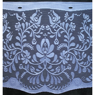 Valletje nr.552 wit hoogte 45cm| Valletjes gordijnen