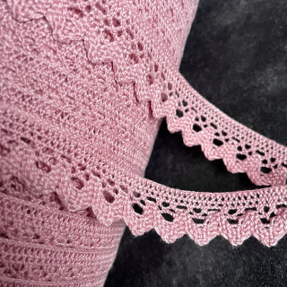 Roze kant 2 cm hoog (nr. 50)