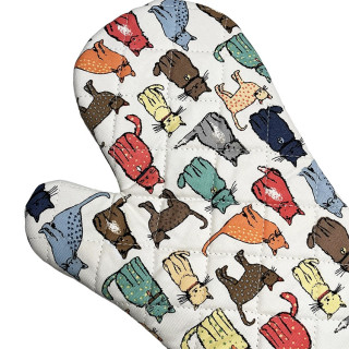 Ovenwant met katten | Ulster Weavers Cat walk