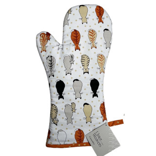 Ovenwant met katten | Ulster Weavers Cats in waiting