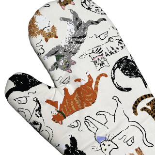 Ovenwant met poezen | Ulster Weavers Feline friends