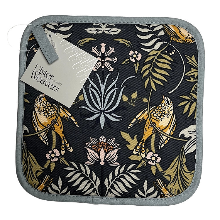 Pannenlap bloemen en vink | Ulster Weavers Finch & Flower