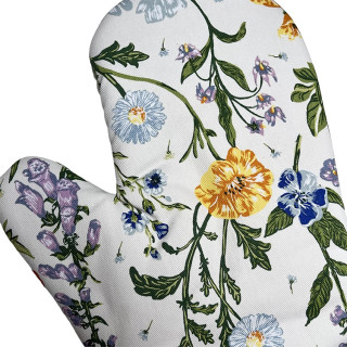 Ovenwant met bloemen | Ulster Weavers Cottage garden