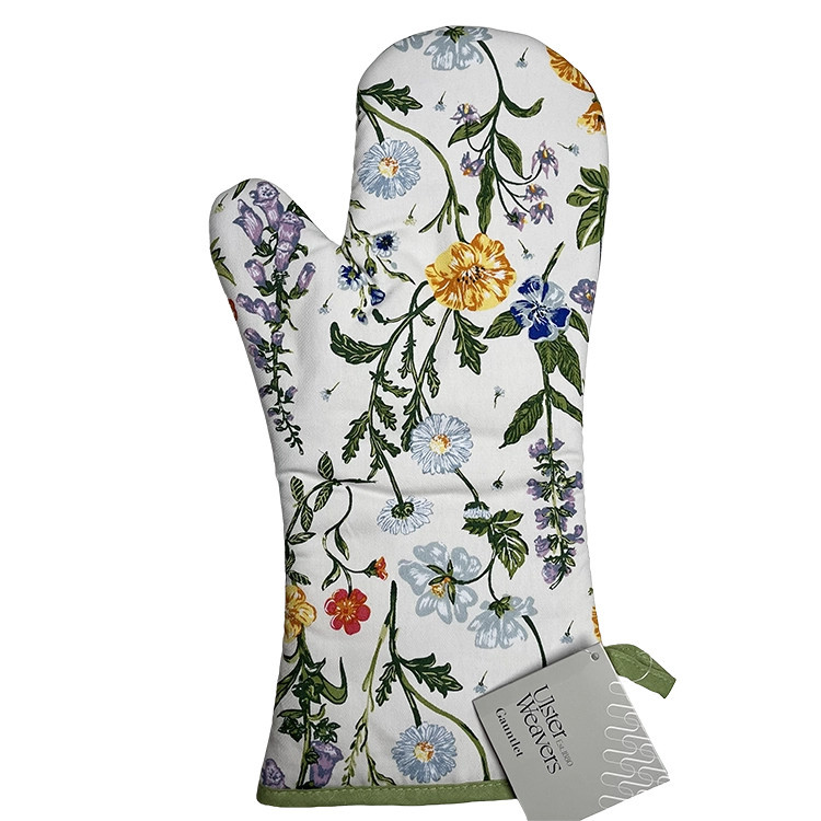 Ovenwant met bloemen | Ulster Weavers Cottage garden