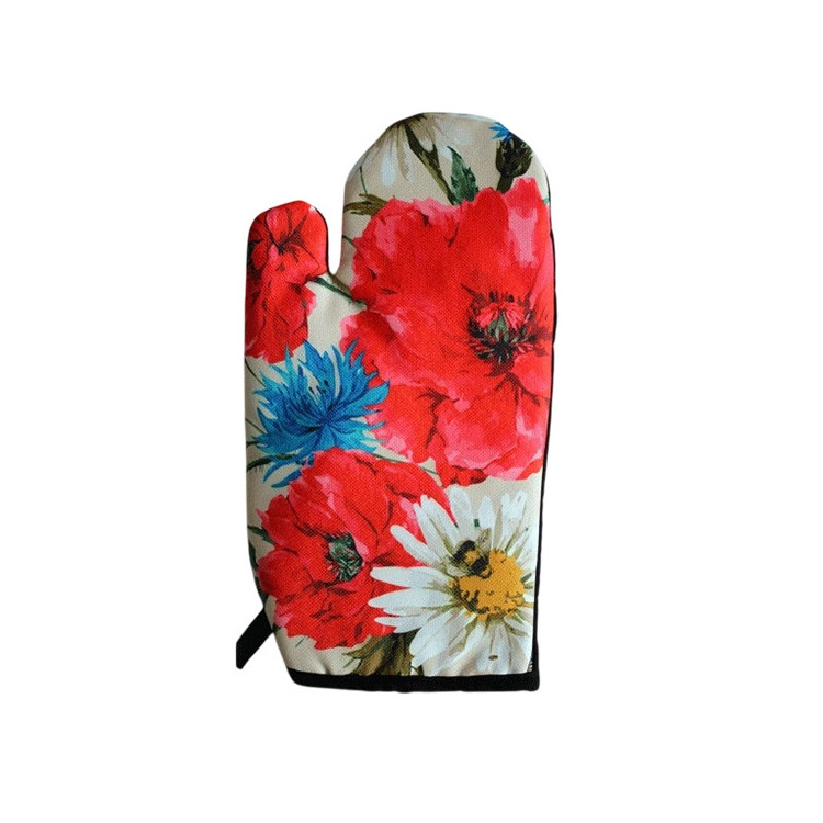Ovenwant met veldbloemen | Geharo | Fleurig en stevig