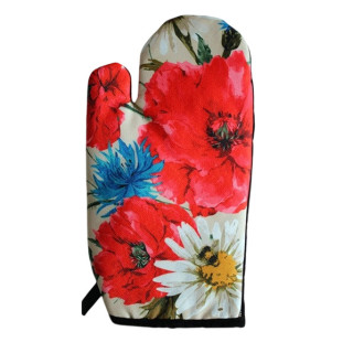 Ovenwant met veldbloemen | Geharo | Fleurig en stevig