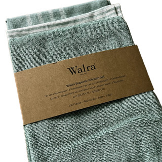 Walra keukenset Superior Jade | 2 theedoeken en 1 keukendoek
