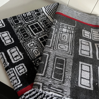 DDDDD keukenset Canal black | Theedoek en handdoek