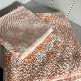 Keukenset DDDDD barbeque pastel perzik / theedoek + keukendoek