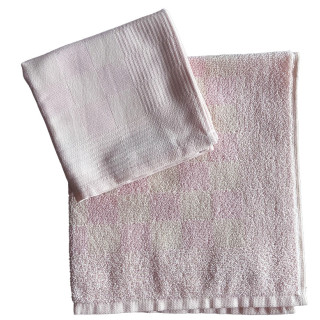 Keukenset DDDDD barbeque pastel roze / theedoek + keukendoek