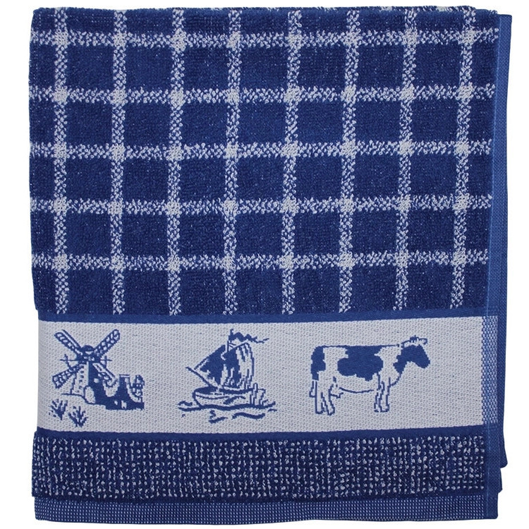 DDDDD keukendoek Holland blauw | Keukendoek 100% katoen