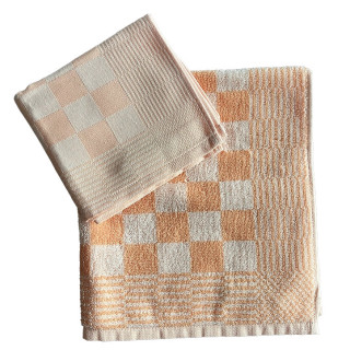 Keukenset DDDDD barbeque pastel perzik / theedoek + keukendoek