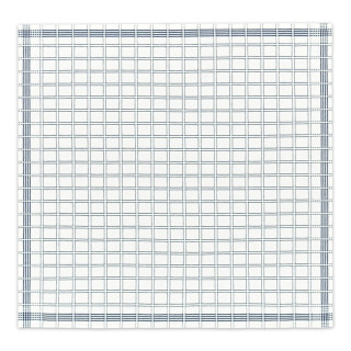 DDDDD geblokte theedoek wit/blauw | National Blue katoen 65x65cm