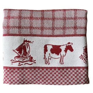 DDDDD theedoek Holland rood | 65x65cm