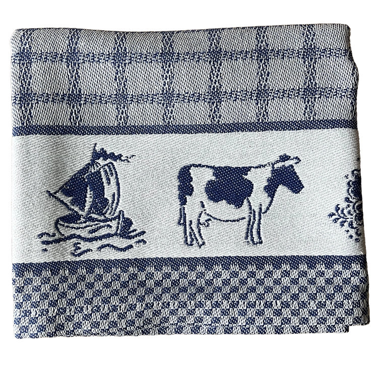 DDDDD theedoek Holland blauw | 65x65cm