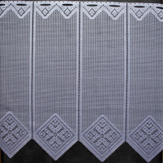 Valletje nr. 417 wit hoogte 46cm | Valletjes gordijnen