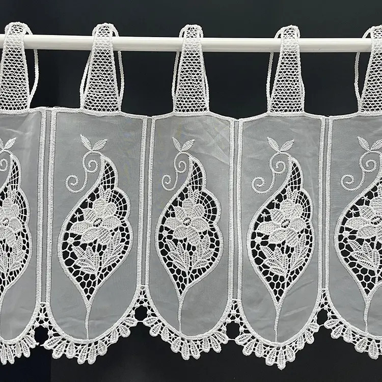 Valletje nr. 448 wit 34cm hoog | Valletjes vitrage