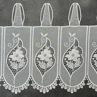 Valletje nr. 831 wit 34cm hoog | Valletjes vitrage