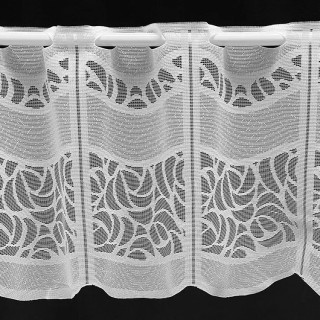 Valletje nr.481 hoogte 30cm wit | Vitrage valletjes