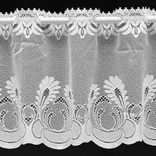 Valletje nr.444 hoogte 29cm wit | Vitrage valletjes