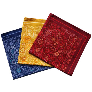 Katoenen dames zakdoeken Agapé 6 stuks | 34x34 cm