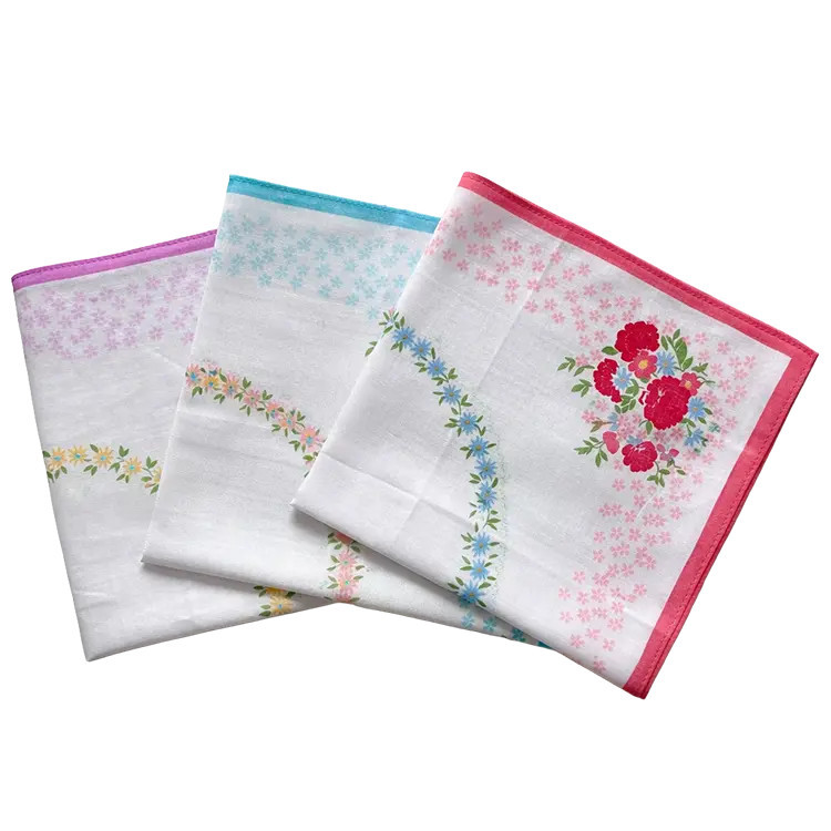 Katoenen dames zakdoeken Anna 6 stuks | 35x35 cm