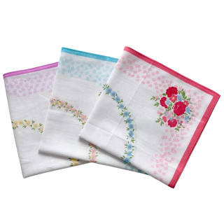 Katoenen dames zakdoeken Anna 6 stuks | 35x35 cm