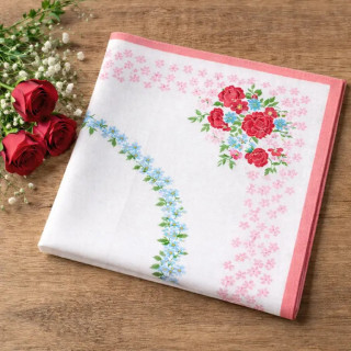 Katoenen dames zakdoeken Anna 6 stuks | 35x35 cm