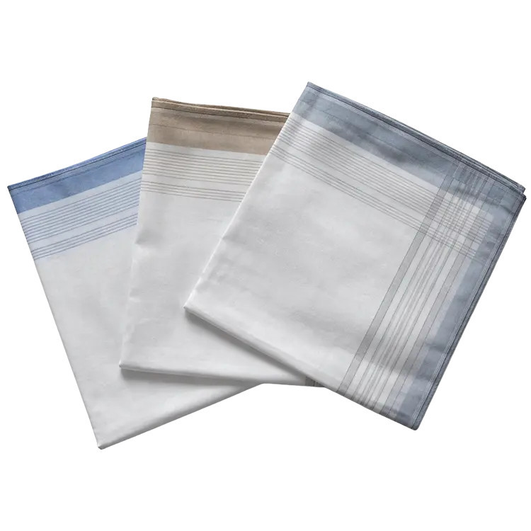 Katoenen heren zakdoeken Lewis 6 stuks | 40x40 cm