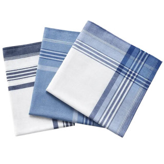 Katoenen heren zakdoeken Oscar 6 stuks | 40x40 cm