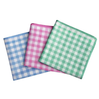 Dames katoenen zakdoeken 30x30cm 6 stuks (nr. 17) | 100% katoen