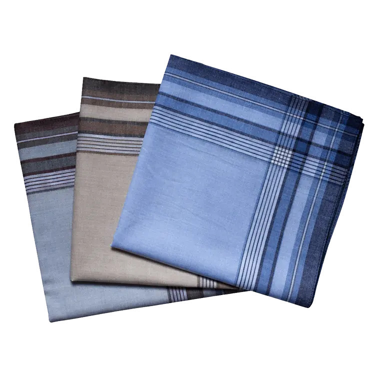 Katoenen heren zakdoeken 6 stuks (nr.23) ca. 40x40cm