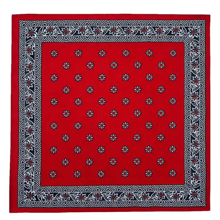 Kleine rode boeren zakdoek 43x43cm