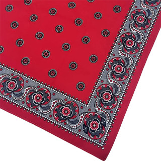 Rode boerenzakdoek 49x49cm