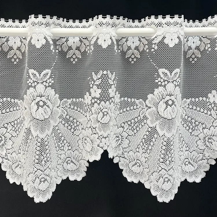 Valletje nr.340 hoogte 28cm wit | Vitrage valletjes