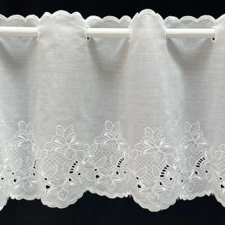 Valletje nr.349 hoogte 28cm wit | Vitrage valletjes