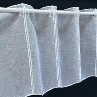 Valletje nr.272 hoogte 34cm wit | Vitrage valletjes