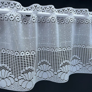 Valletje nr. 124 hoogte 29cm off-white | Vitrage valletjes