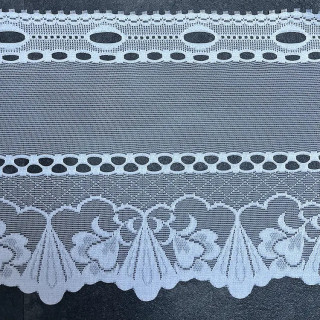 Valletje nr.274 hoogte 28cm wit | Vitrage valletjes